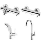 ست شیرآلات تنسر مدل لوکا مجموعه 4عددی